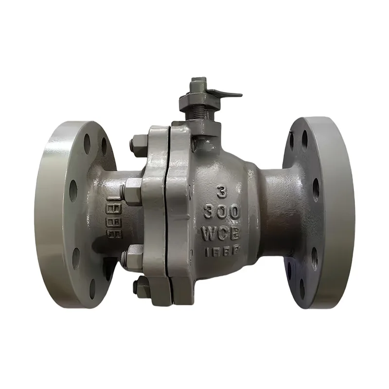 2 ٹکڑا Flanged بال والو